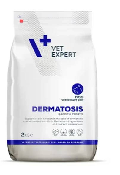 Vet Expert Dermatosis Dog Rabbit&Potato Köpek Maması 2 Kg