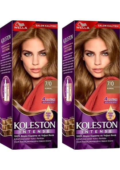 Wella Koleston Koleston Intense Saç Boyası 7/0 Kumral x 2 Adet - 1