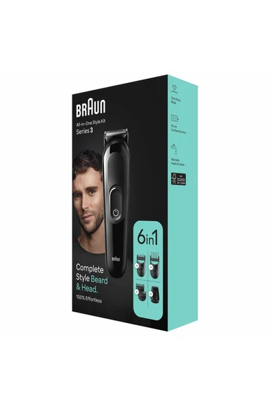 Series 3 Mgk3410 Hepsi Bir Arada Şekillendirme Seti, 6’sı 1 Arada Erkek Bakım Kiti - 8