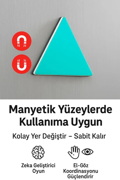 Manyetik Tangram Zeka Oyunu – 36 Parça - Resim 4