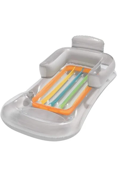 160x84 cm Deniz Yatağı Lüks Koltuklu Bardak Yuvalı Havuz Şişme Yatak