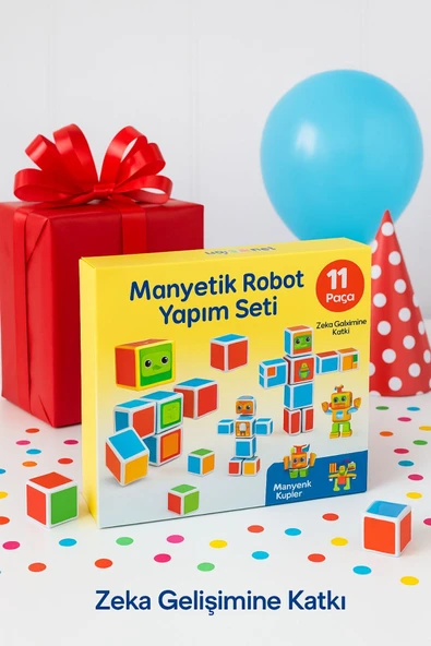 Minik Mühendis – Manyetik Robot Blokları 11 Parça - 5