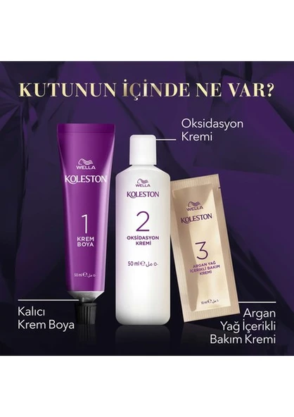 Wella Koleston Intense 4/1 Küllü Kahve - Resim 5