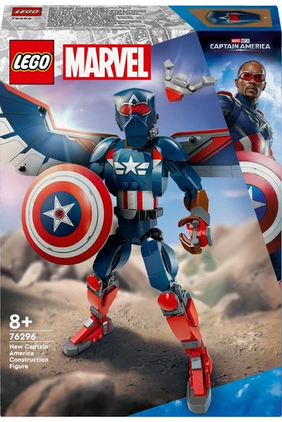 ® ǀ Marvel Yeni Kaptan Amerika Yapım Figürü 76296 - 8+ Yaratıcı Oyuncak Yapım Seti (359 Parça) - 3