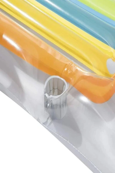 160x84 cm Deniz Yatağı Lüks Koltuklu Bardak Yuvalı Havuz Şişme Yatak - 6