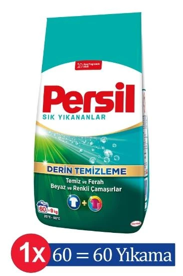 PERSİL MATİK 9 KG BEYAZ VE RENKLİLER