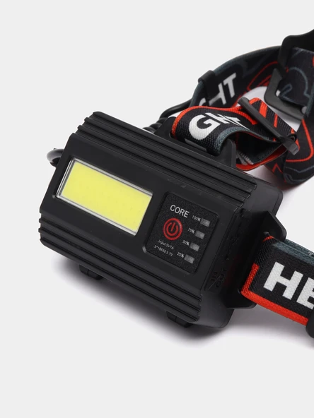 PeakStar PS-2910 Şarjlı Profesyonel Zoomlu Kamp Avcı Balıkçı Kafa Lambası Feneri - 4