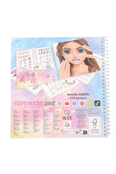 Style Me Makyaj Tasarım ve Çıkartma Kitabı - 3