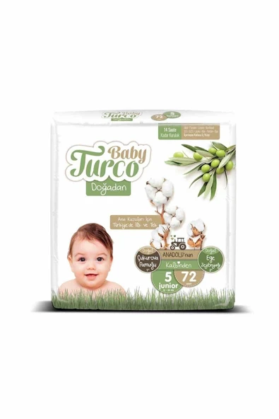 Baby Turco Doğadan 5 Numara Junıor 72 Adet - 2
