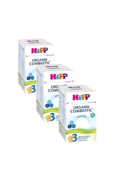 Hipp 3 Organik Combiotic Devam Sütü 800 Gr X 3 Adet - 1