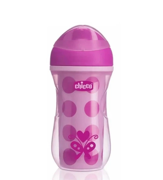Chicco Isı Yalıtımlı Active Bardak 14 Ay+ 266 ml - Pink - 2
