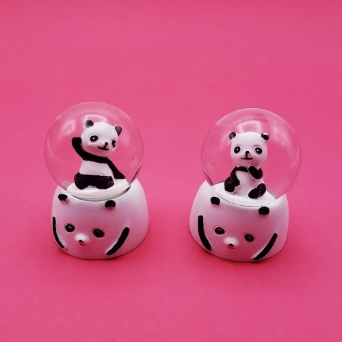 Mini Işıklı Panda Kar Küresi - 2