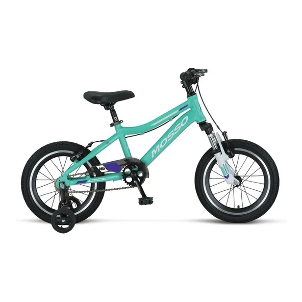 MOSSO WILDFIRE L-16-V KIZ ÇOCUK BİSİKLETİ  255H V 16 JANT EMERALD MOR - 1