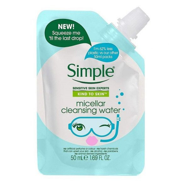 SİMPLE MİCELLAR MAKYAJ TEMİZLEME SUYU 50 ML