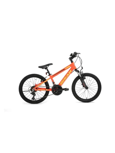 BİSAN KDX 2600-V-25 ERKEK ÇOCUK BİSİKLETİ 28CM V 20 JANT 21 VİTES NEON TURUNCU SARI SİYAH