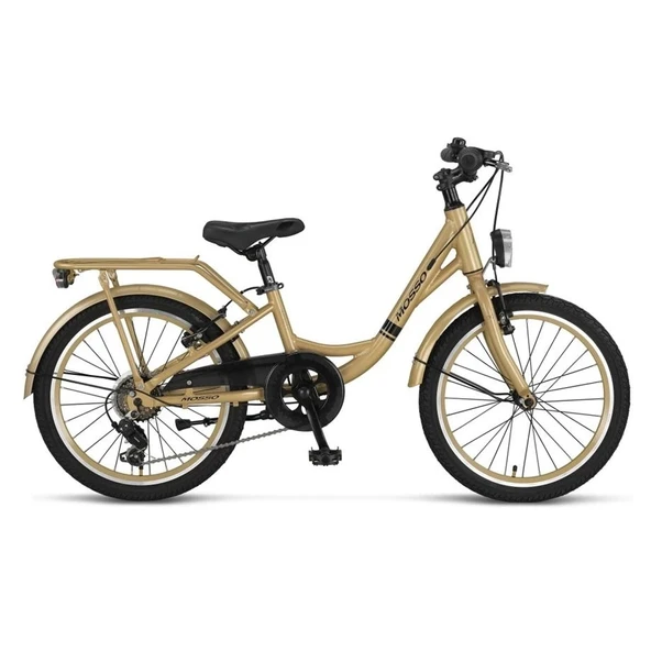 MOSSO INFINITY-20-V KIZ ÇOCUK BİSİKLETİ 254H 20 JANT 6 VİTES LIGHT GOLD - Resim 2