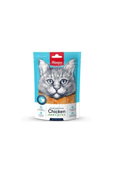 Wanpy Gerçek Tavuk Yumuşak Kedi Ödülü 80 gr Skt:02/2026