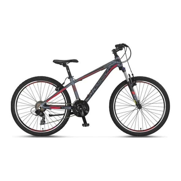 MOSSO WILDFIRE M-26-V ERKEK DAĞ BİSİKLETİ 355H V 26 JANT 21 VİTES ANTRASİT KIRMIZI
