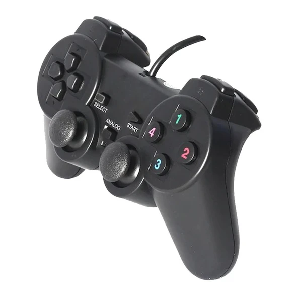 KD-208 USB-PC-PS3 TİTREŞİMLİ JOYSTİCK 1.8 METRE KABLOLU OYUN KOLU (4401) - 2