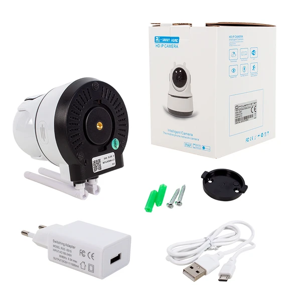 BEBEK WI-FI 2MP İKİ YÖNLÜ SES IP KAMERA  TF /P2P (4401) - 3