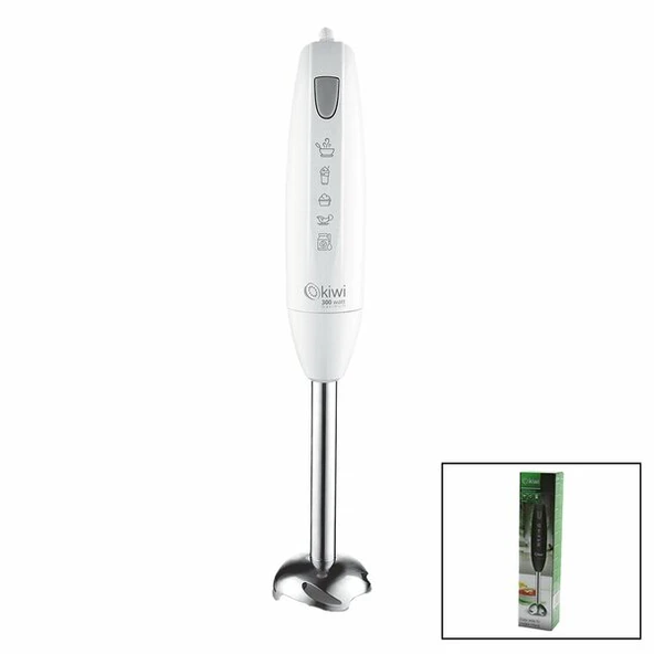 KİWİ KHB-4415  ÇUBUK  EL BLENDER  ÇELİK UÇLU   DC MOTOR - 300W (4401)