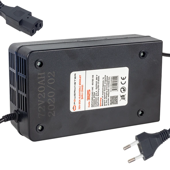72 VOLT - 20 AMPER ELEKTRİKLİ BİSİKLET ŞARJ CİHAZI (4401)