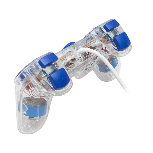 UCOM-704 DOUBLE SHOCK ŞEFFAF JOYPAD OYUN KOLU (4401) - 2