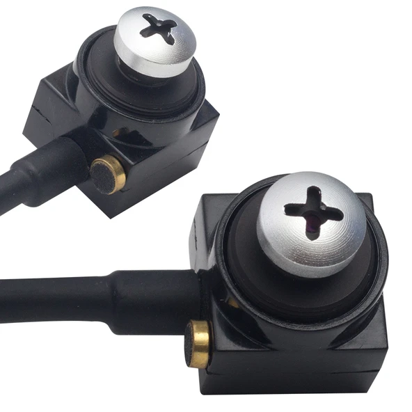 3.6MM 800 TVL 1/4 SENSOR MİKROFONLU VİDA TİP MİNİ KAMERA (4401)