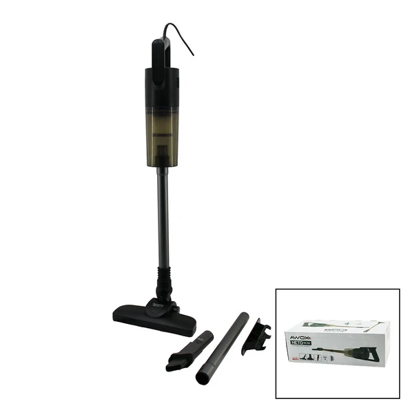 AWOX NETO VC-10 GRİ METAL SAPLI DİK ELEKTRİKLİ SÜPÜRGE 500W 5MT KABLOSAP=75+35=110CMHEPA FİLTRE (4401)