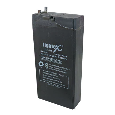 LIGHTEX LT-425 4 VOLT - 2.3 AMPER AKÜ (100 X 50 X 20 MM) (4401)