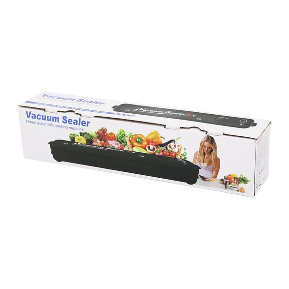VACUUM SEALER ELEKTRİKLİ VAKUMLU PAKETLEME MAKİNESİ 90W 12PCS POŞET=16.5X24.5CM (4401)