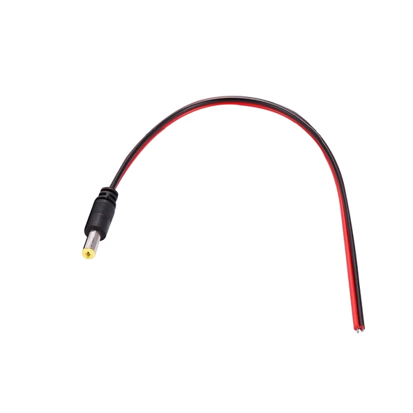TK 34 FİŞ KABLOLU TEK UÇLU KAMERA İÇİN 20 CM DC POWER JACK KABLOLU (4401)