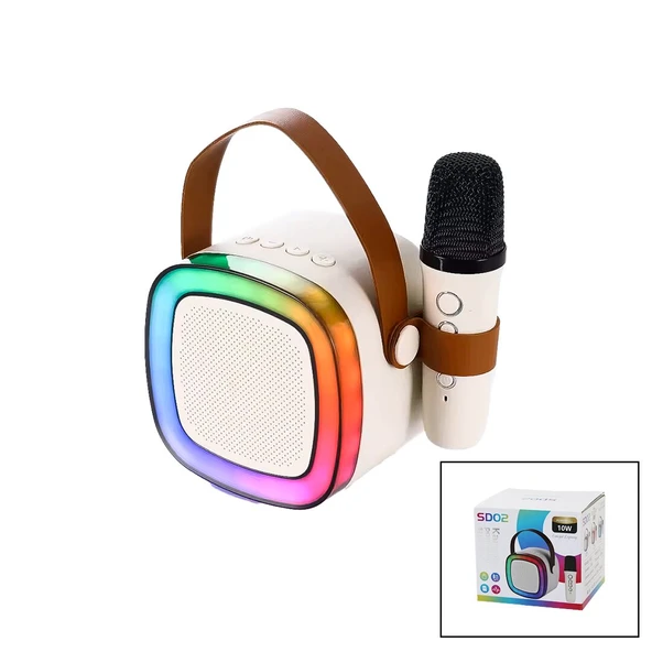 NOSTALJİ MİNİ RADYO MODELKARAOKE MİKROFONLUBLUETOOTH WİRELESS HOPARLÖR- SPEAKER USB ŞARJLI (4401)