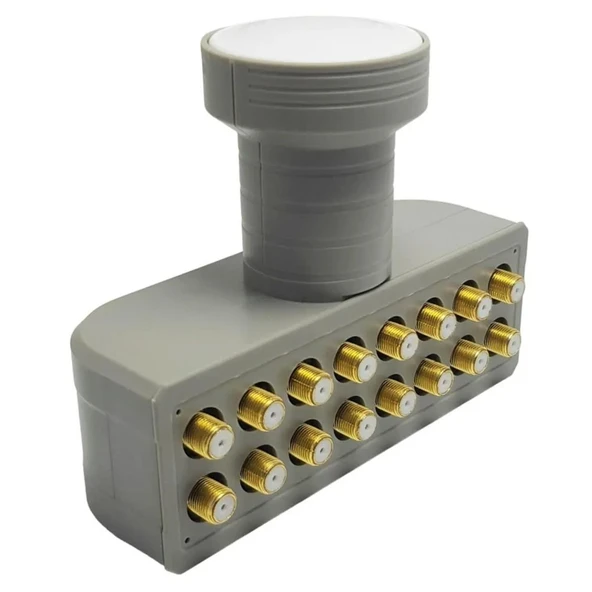 UNİVERSAL HEXADEMİCAL 16 ÇIKIŞLI 0.1 DB FULL HD 4K LNB (4401)