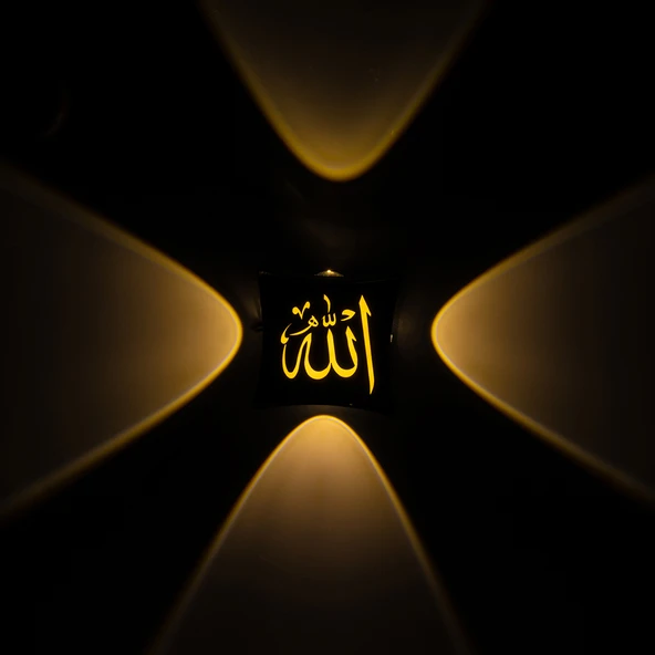 3000K ALLAH DEKORATİF LED DUVAR APLİK (4401) - 3