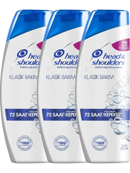 Head&Shoulders Head And Shoulders Head & Shoulders Klasik Bakım Şampuan 350 ml x 3 Adet - 2