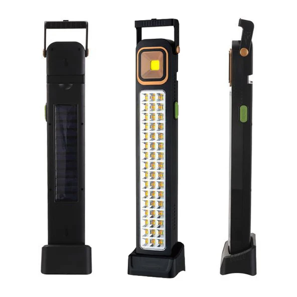 PREMIO PR-3838 2 WATT COB LED + 48 LEDLİ SOLAR ŞARJLI IŞILDAK (4401)