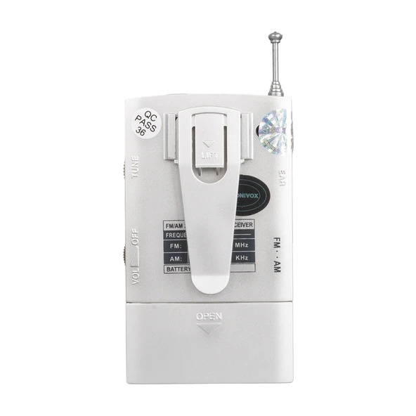 GÜMÜŞ RENK CEP TİPİ ANALOG FM RADYO VS-R106 (4401) - 2