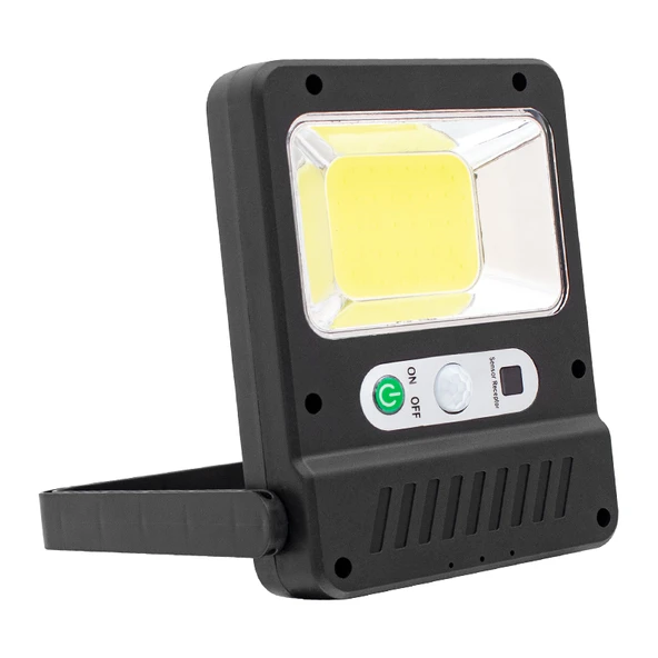 COB LEDLİ SOLAR PANELLİ ÇOK FONKSİYONLU LAMBA (4401)