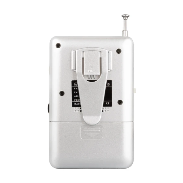 GÜMÜŞ RENK CEP TİPİ ANALOG FM RADYO VS-R115 (4401) - 2