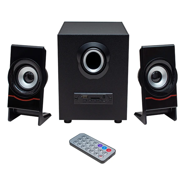 MAGICVOICE MV-4966 USB+TF CARD+FM+BT UKLI 2+1 SES SİSTEMİ (4401)