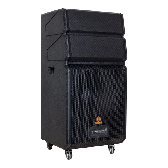SL-1612B İKİ EL MİKROFONLU KUMANDALI USB+SD+BT+FM TAŞINABİLİR HOPARLÖR (4401) - 2
