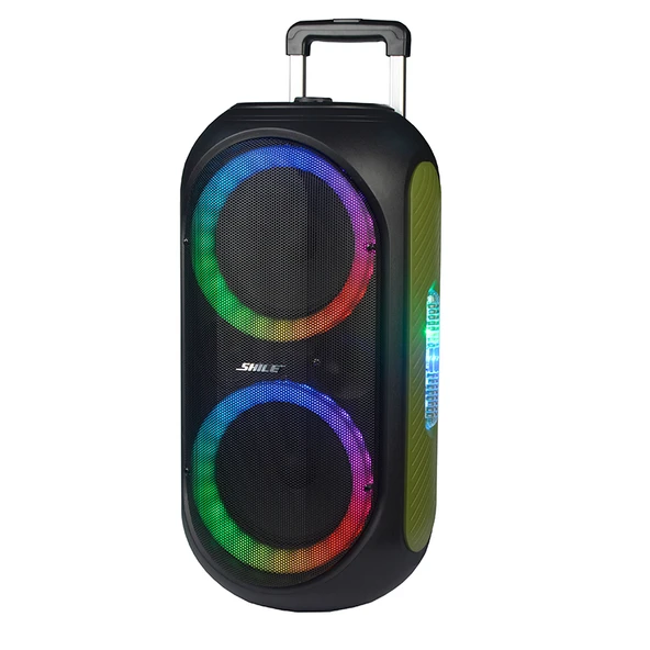EL MİKROFONLU KUMANDALI USB+SD+BT TAŞINABİLİR HOPARLÖR SL-2012 (4401)