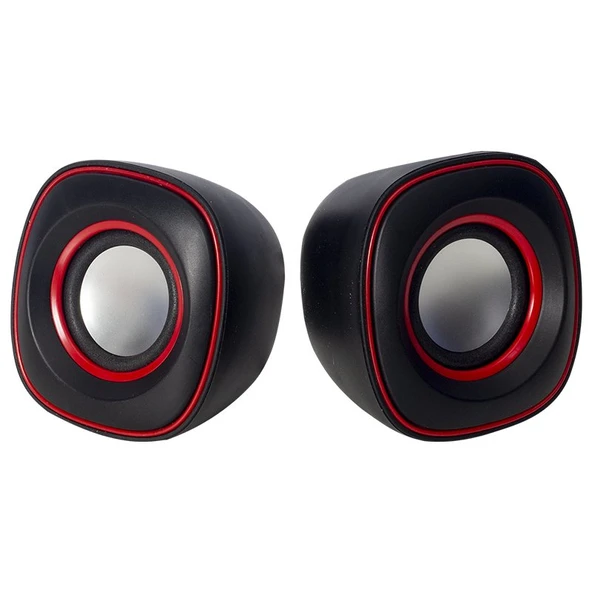 MAGICVOICE D-015 1 + 1 USB MİNİ HOPARLÖR ( 5 WATT*4 OHM ) (4401)