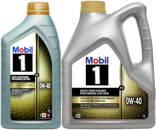 Mobil 1 FS 0W40 Motor Yağı 4 L 153677+ FS 0W40 1 L 153675 ürün görseli