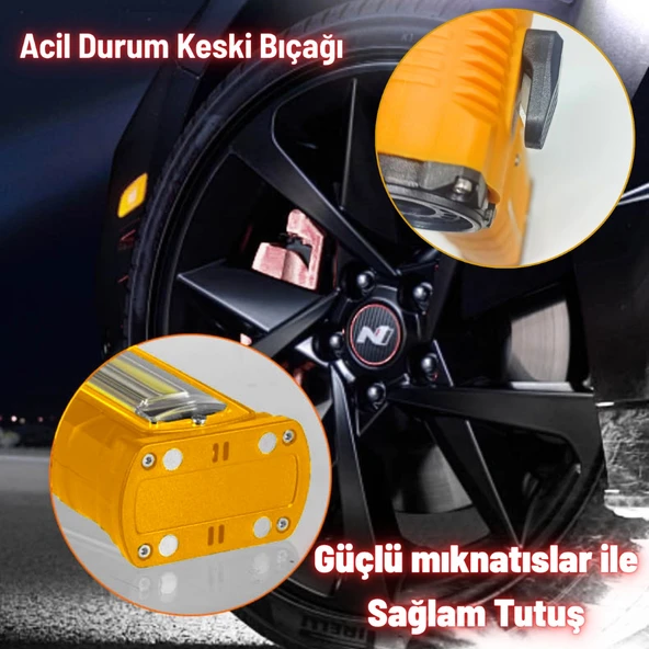 Şarjlı  Jet Turbo Fan Araç Kurutucu Led Işık Çakar İkaz Devir Ayarlı Mangal Üfleme Klavye Temizleme - 4