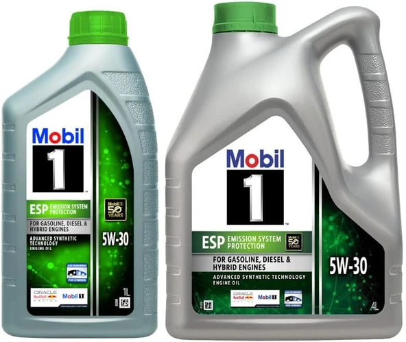 Mobil 1 Esp 5W30 Motor Yağı 4 L 154283 Esp 5W30 Motor Yağı 1 L ürün görseli