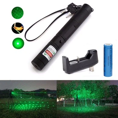 Şarjlı Yeşil Lazer Pointer 100 Mw (4401) - 4