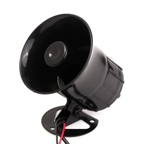 12 VOLT 30 WATT 6 MELODİLİ HORN SİREN HOPARLÖR (4401)