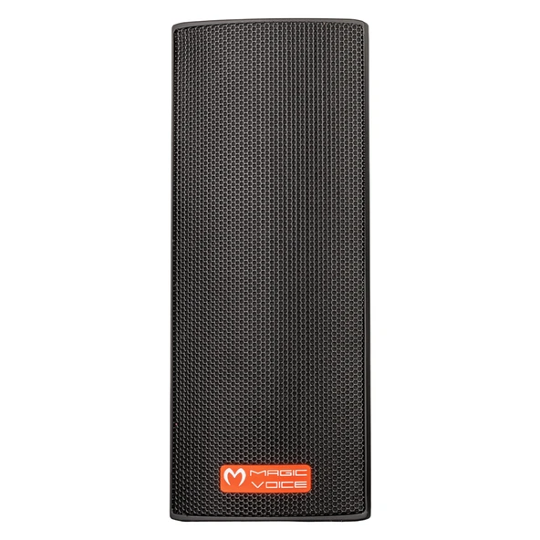 MAGICVOICE MV-26 2*7.5 CM 50 WATT 2Lİ TAKIM SİYAH TRAFOLU SÜTUN HOPARLÖR (4401) - 2